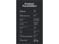 Superfire Lanterna Em Miniatura LED COB 12W 500lm IP44 FS42 Superfire Lanterna Em Miniatura LED COB 12W 500lm IP44 FS42